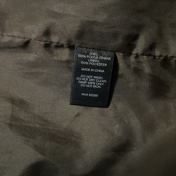 Dark Brown/Black Womens Leather Jacket | Great Condition, Medium, EXPRESS - Picture 8 of 9